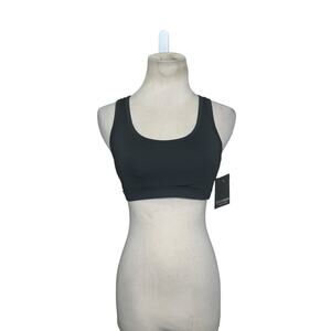 Marika Cycle House black crossed back sports bra size Small